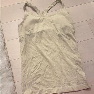 Women's yellow Lululemon Tank Top